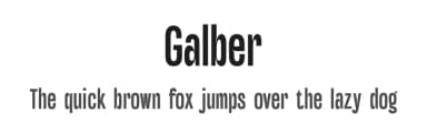 Galber by Craft Supply Co. — Sans Serif Font — thumbnail 1