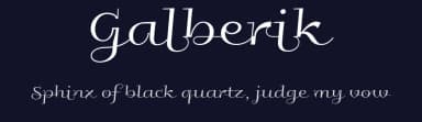 Galberik by gluk — Script Handwritten Font — thumbnail 2