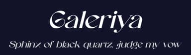 Galeriya by Gracetype Studio — Serif Font — thumbnail 2