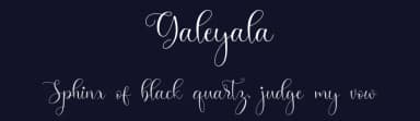 Galeyala by NanaNissa — Script Handwritten Font — thumbnail 2