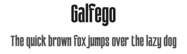 Galfego by Craft Supply Co. — Sans Serif Font — thumbnail 1