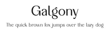 Galgony by Sronstudio — Sans Serif Font — thumbnail 1