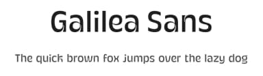 Galilea Sans by Måns Grebäck — Sans Serif Font — thumbnail 1