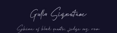 Galla Signature by Hasana Font — Script Handwritten Font — thumbnail 2