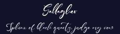 Gallagher by Kong Font — Script Handwritten Font — thumbnail 2
