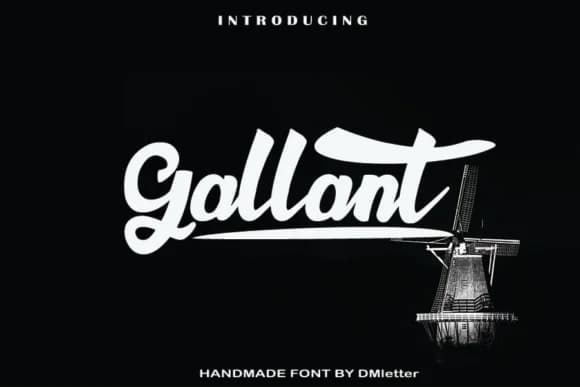 Gallant Font by dmletter31 — Script Handwritten Font — preview 1