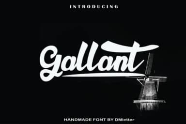 Gallant Font by dmletter31 — Script Handwritten Font — thumbnail 1