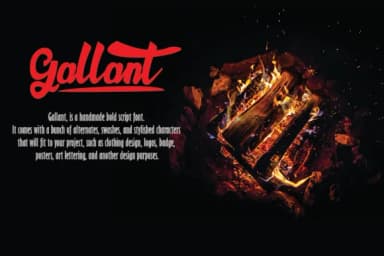 Gallant Font by dmletter31 — Script Handwritten Font — thumbnail 2