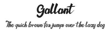 Gallant by DM Letter Studio - Dimas Prasetyo — Script Handwritten Font — thumbnail 1
