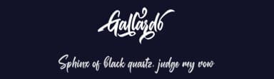 Gallardo by Motokiwo — Script Handwritten Font — thumbnail 2