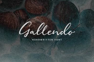 Gallendo Font by sarten — Script Handwritten Font — thumbnail 1