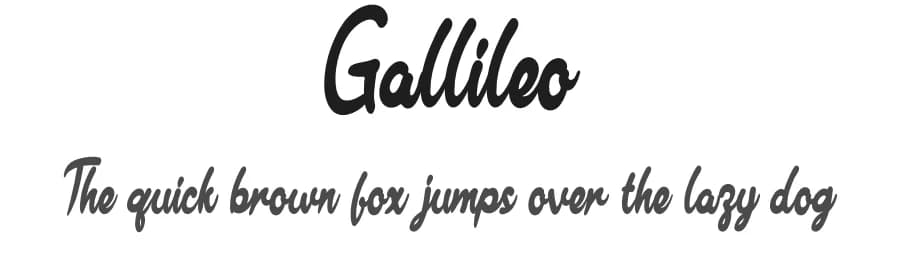 Gallileo by Gado Gado — Script Handwritten Font