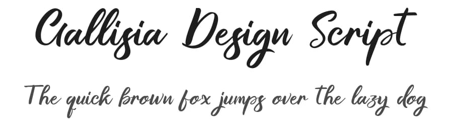 Gallisia Design Script by Cotbada Studio — Script Handwritten Font