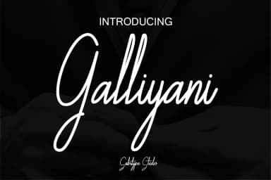 Galliyani Font by sabrcreative — Script Handwritten Font — thumbnail 1