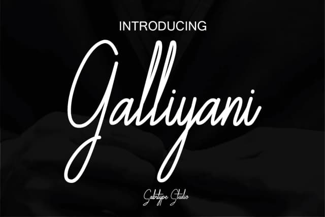 Galliyani Font by sabrcreative — Script Handwritten Font