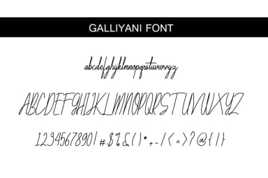 Galliyani Font by sabrcreative — Script Handwritten Font — thumbnail 8