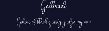 Gallmadi by Gado Gado — Script Handwritten Font — thumbnail 2