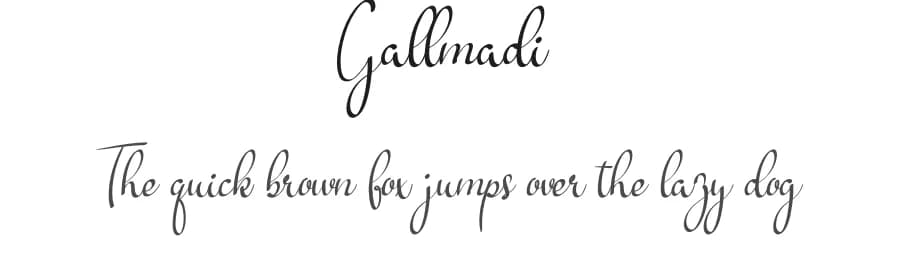 Gallmadi by Gado Gado — Script Handwritten Font