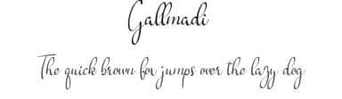 Gallmadi by Gado Gado — Script Handwritten Font — thumbnail 1