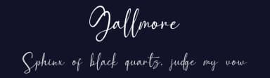 Gallmore by Bearytype — Script Handwritten Font — thumbnail 2