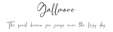 Gallmore by Bearytype — Script Handwritten Font — thumbnail 1
