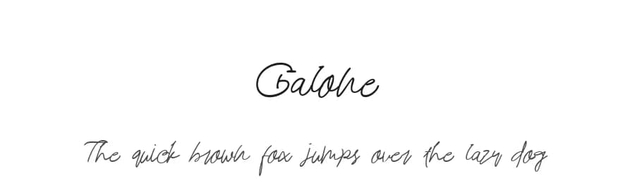 Galone by Andri Nayoan — Script Handwritten Font — preview 1