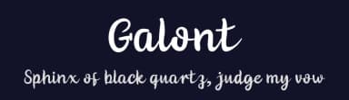 Galont by twinletter — Script Handwritten Font — thumbnail 2