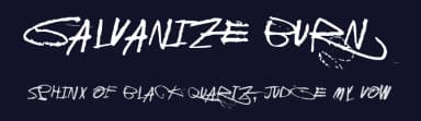 Galvanize Burn by Juha Korhonen — Script Handwritten Font — thumbnail 2