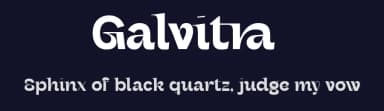 Galvitra by Zarma Type Foundry — Sans Serif Font — thumbnail 2