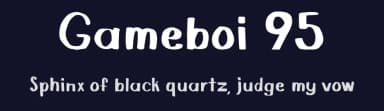 Gameboi 95 by İzzet Salcı — Script Handwritten Font — thumbnail 2