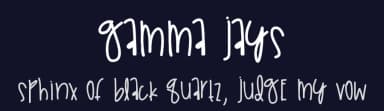 Gamma Jays by Des Gomez — Script Handwritten Font — thumbnail 2