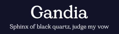 Gandia by Jehoo Creative — Serif Font — thumbnail 2