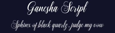 Ganesha Script by Lettersams — Script Handwritten Font — thumbnail 2