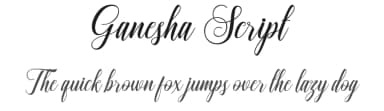 Ganesha Script by Lettersams — Script Handwritten Font — thumbnail 1