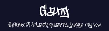 Gang by Harit Rohitasoon — Script Handwritten Font — thumbnail 2