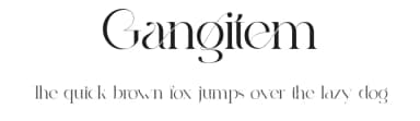 Gangitem by 177Studio — Serif Font — thumbnail 1
