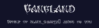 Gangland by Billy Argel Fonts ® — Script Handwritten Font — thumbnail 2
