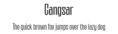 Gangsar by surotype — Sans Serif Font — thumbnail 1
