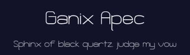 Ganix Apec by Dirt2.com - SickCapital — Sans Serif Font — thumbnail 2