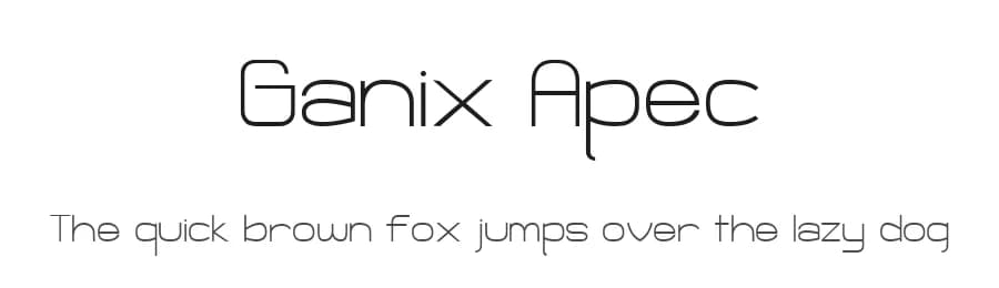 Ganix Apec by Dirt2.com - SickCapital — Sans Serif Font