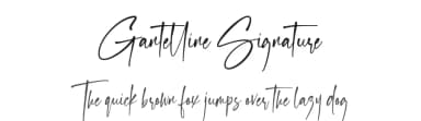Gantelline Signature by Ramli Setiadi — Script Handwritten Font — thumbnail 1