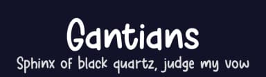 Gantians by Creavibes Design — Script Handwritten Font — thumbnail 2