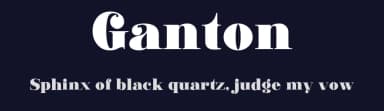 Ganton by Typesgal — Serif Font — thumbnail 2