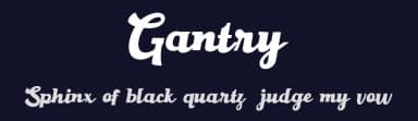 Gantry by Bearytype — Script Handwritten Font — thumbnail 2
