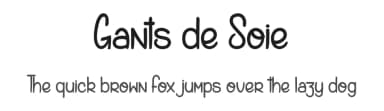Gants de Soie by dcoxy - Greg Medina — Script Handwritten Font — thumbnail 1