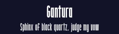 Gantura by Fikryal studio — Sans Serif Font — thumbnail 2
