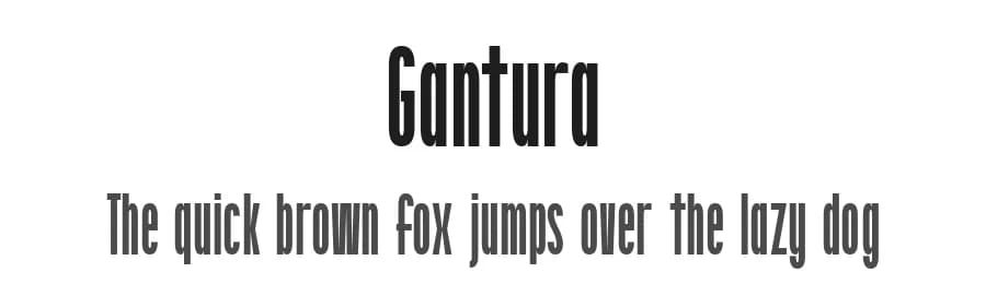Gantura by Fikryal studio — Sans Serif Font
