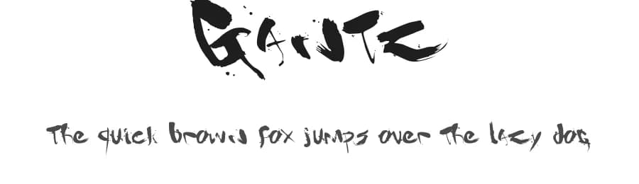 Gantz by Fabian Vera — Script Handwritten Font