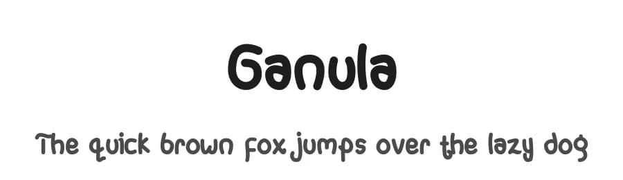 Ganula by Hedi Miftah — Script Handwritten Font