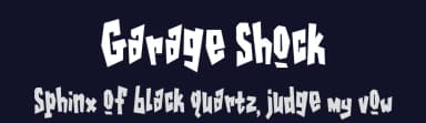 Garage Shock by Swfte — Script Handwritten Font — thumbnail 2